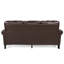 Futon 3 places en similicuir, design contemporain, détails cloutés, canapé 3 places en bouleau, style,-116848782