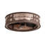 Quiet Pond LED Flush Mount Ceiling Fan