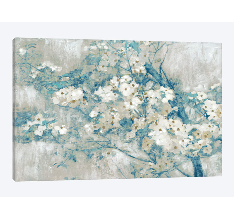 «Dogwood Bloom I», reproduction sur toile, H 18 po x l 26 po x P 1,5 po, Toile tendue, Pas de tapis