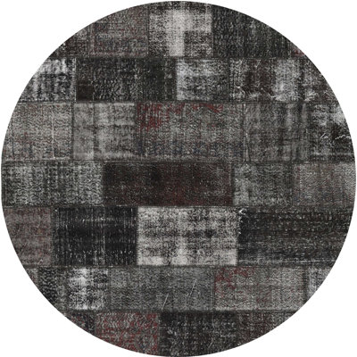 Tapis noir/gris