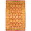 Tapis décoratif en laine de conception unique noué à la main New Age 5 pi 1 po x 7 pi 7 po Desani