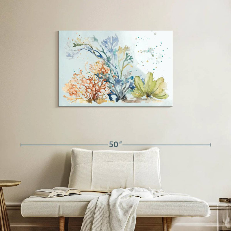 Brampt sous les plantes marines, H 24 po x l 36 po