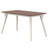 Cenac 4 - Person Pine Solid Wood Top Four Leg Dining Set