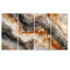 Ensemble de 4 décorations murales en dalle gris gris agate - marbre-1207518617