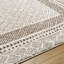 Brown Modern Rug, Bordered Anti Slip Easy to Clean Rug For Living Room, Dining Room, Bedroom, Kitchen-70360579