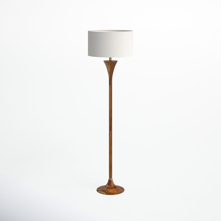 Remmy 60'' Solid Wood Floor Lamp