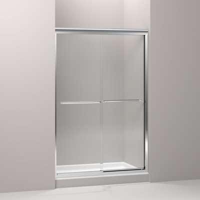 Fluence 47.5" x 76.5" Bypass Shower Door with CleanCoat Technology