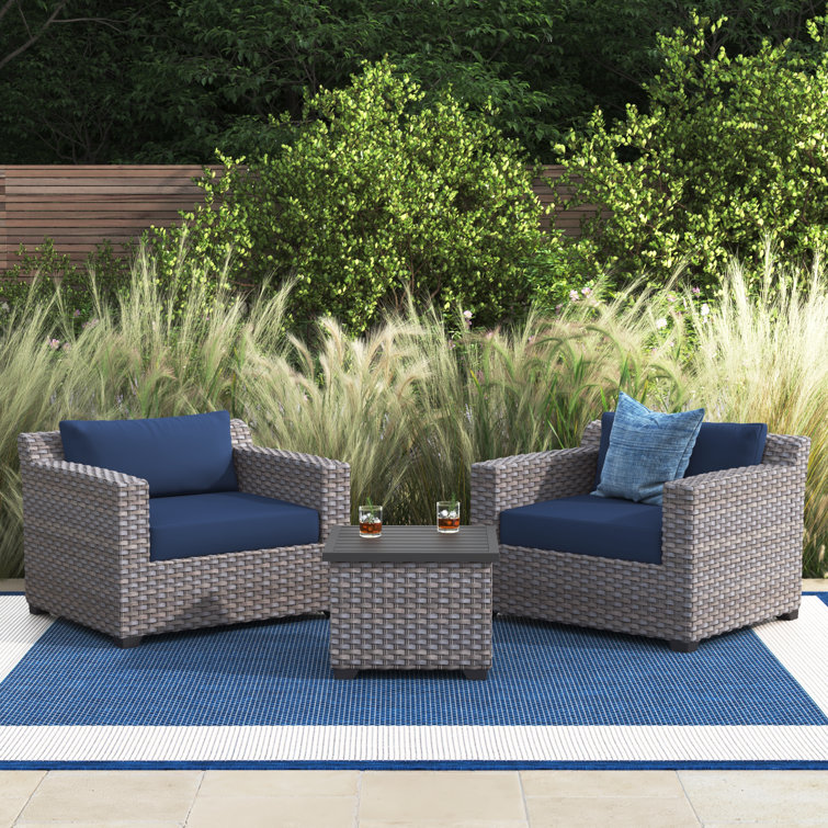 Basden 2 - Person Patio Conversation Sets with Cushions