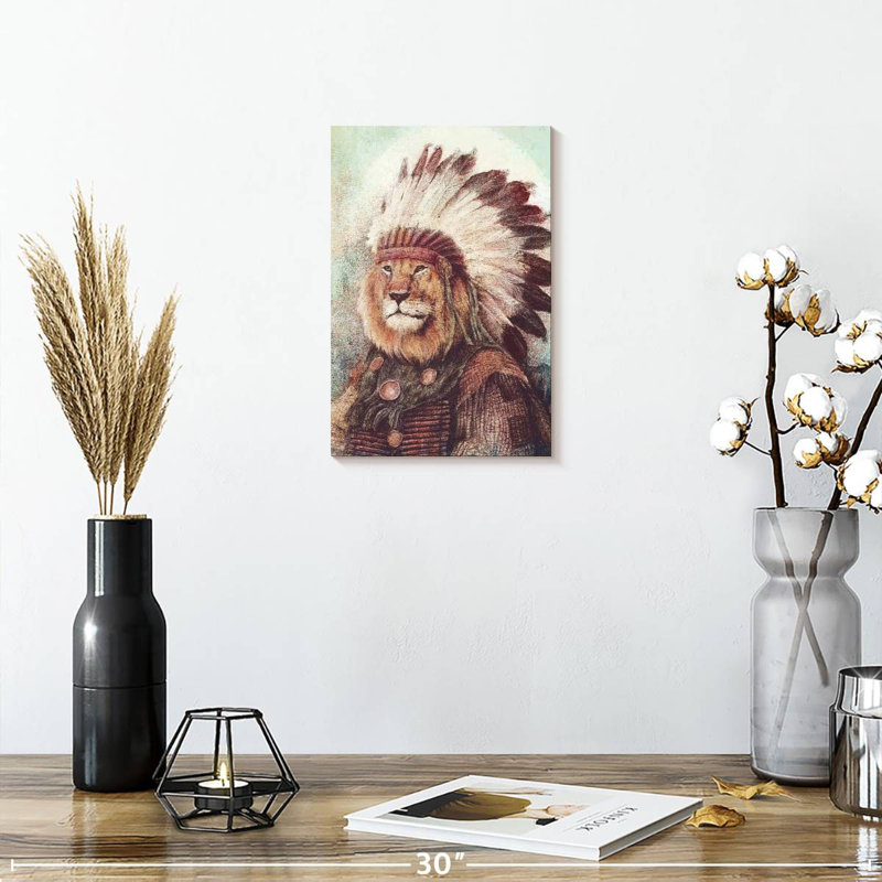 Ketti Chief I, 12" H x 8" W