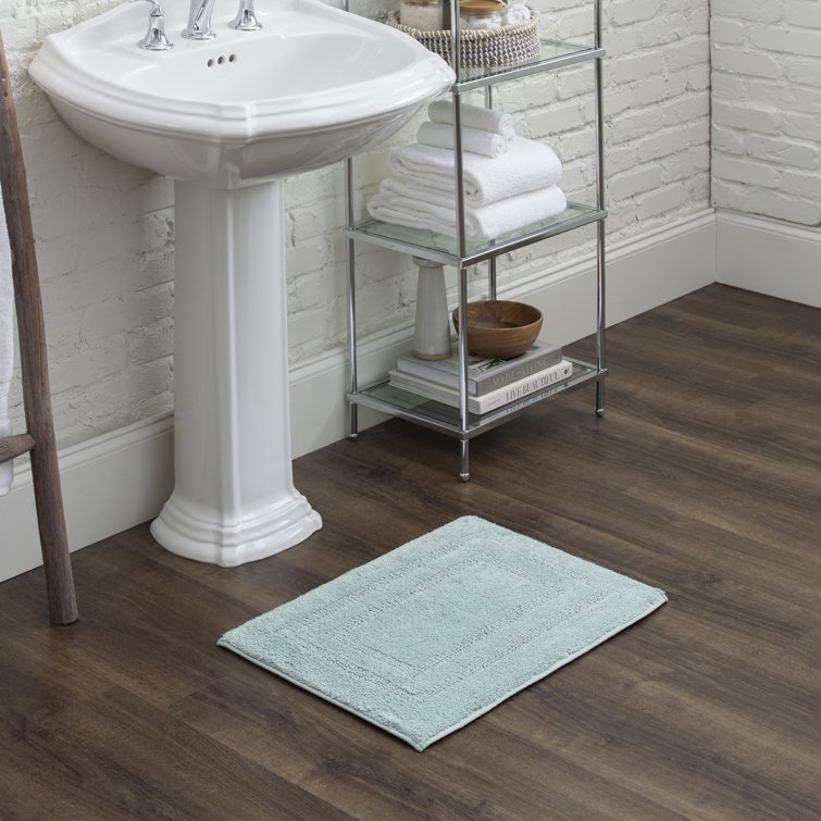 Our New Bathroom Rug & Hardware  Bathroom rugs, Long bathroom rugs,  Bathroom remodel shower