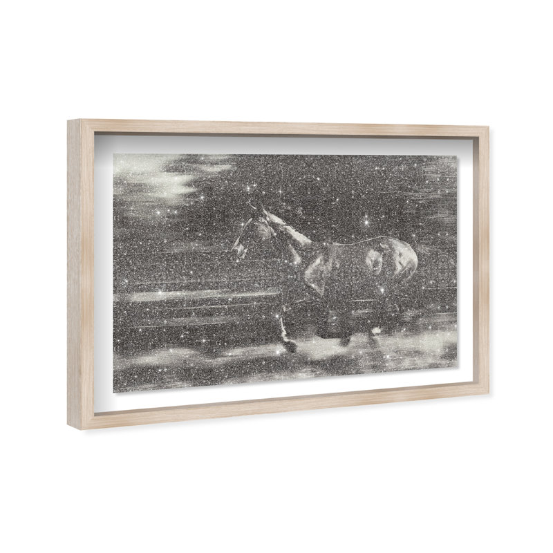 Velocity Unbound Print by Oliver Gal, 25.5"H x 37.5"W, Natural Oak Shadowbox