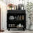 Distinctive Decorative Storage Cabinet with Embossed Pattern for Various Rooms