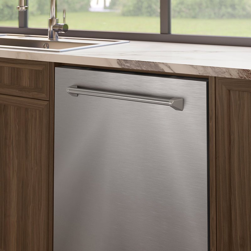24" Monument Series 3rd Rack Top Touch Control Dishwasher with Stainless Steel Tub, Copper