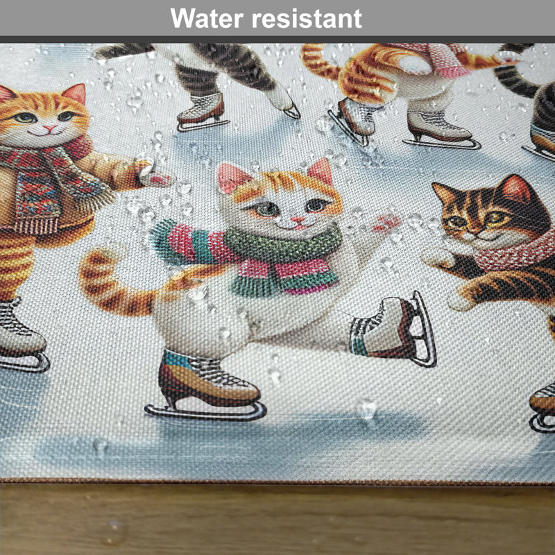 Ensemble de 4 napperons pour chat Ambesonne