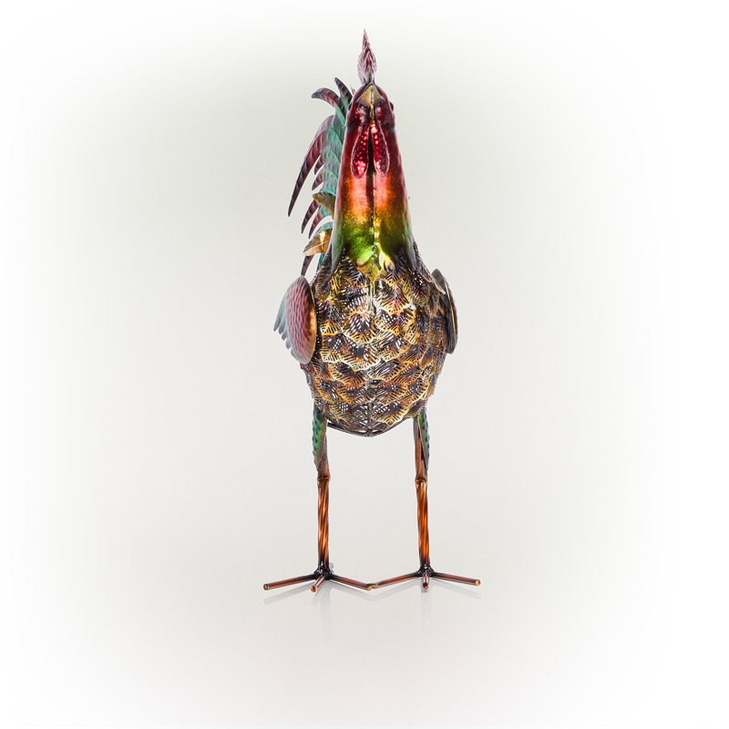 Statue de coq Menan, Vert