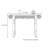Solid wood carved multi-functional console table