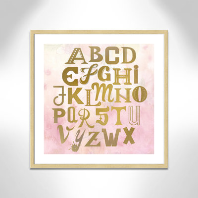 Abc Pink ', impression sur papier