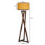 Piekos 166cm Brown Tripod Floor Lamp-1677446404