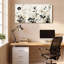 Ensemble de 1 tableau mural floral aquarelle sur toile tendue-1740497535