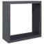 vidaXL Firewood Rack Anthracite 39.4"x15.7"x39.4" Steel-1845353894