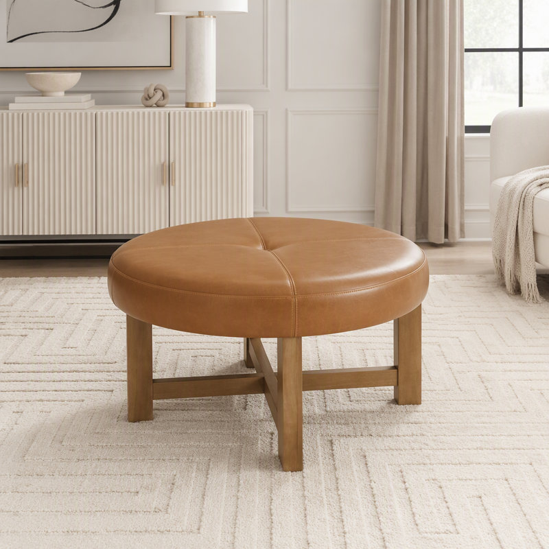 Upholstered Cocktail, Brun clair, noyer