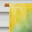 Tournesols dans le drapeau de la maison à l'aquarelle