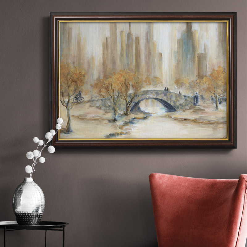 Toile encadrée de qualité supérieure Central Park - prête à être accrochée, H 16 po x l 20 po x P 2,5 po