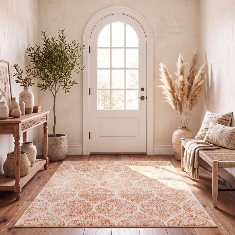 Tapis à motif géométrique Balcom Performance, Rectangle 5 pi 3 po x 7 pi 6 po