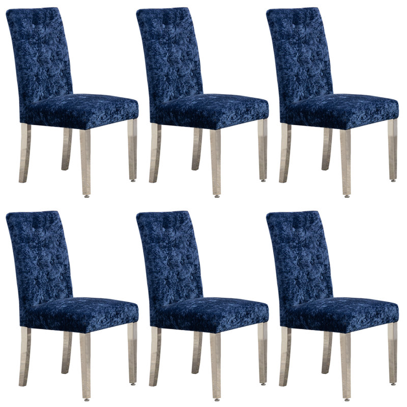 Chaise d'appoint Margarette, Bleu foncé