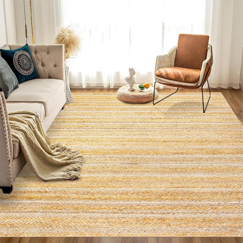 Hallway Rug – Washable Soft Modern Non-Slip Stain-Resistant Low Pile Faux Wool Carpet for Bedroom Kitchen Laundry Room.