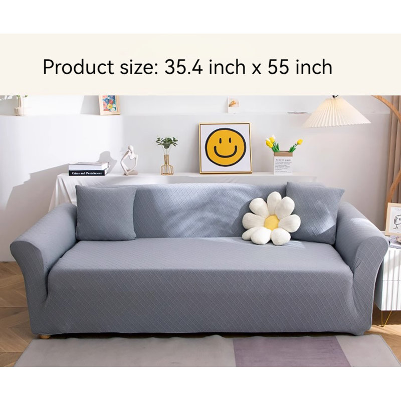 Housse pour canapé à coussins carrés/rectangulaires, H 35,3 po x l 55 po