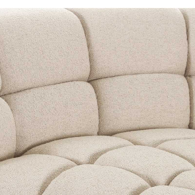 Roman L-Shaped Sectional, Rust Basketweave