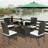 Leedom 4 - Person Patio Dining Set Rectangular Table