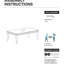 Table basse Glam Contemporary 1pc