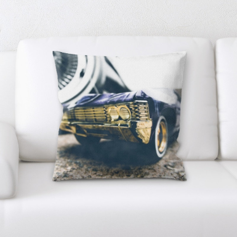 Microsuede Reversible Throw Pillow