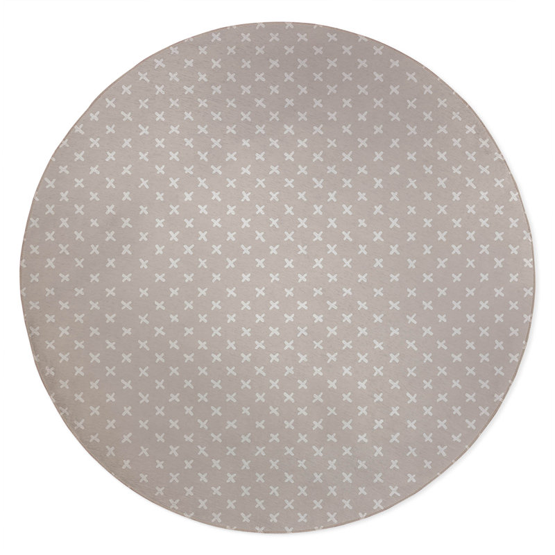 Tapis de jeu Criss Cross, Taupe