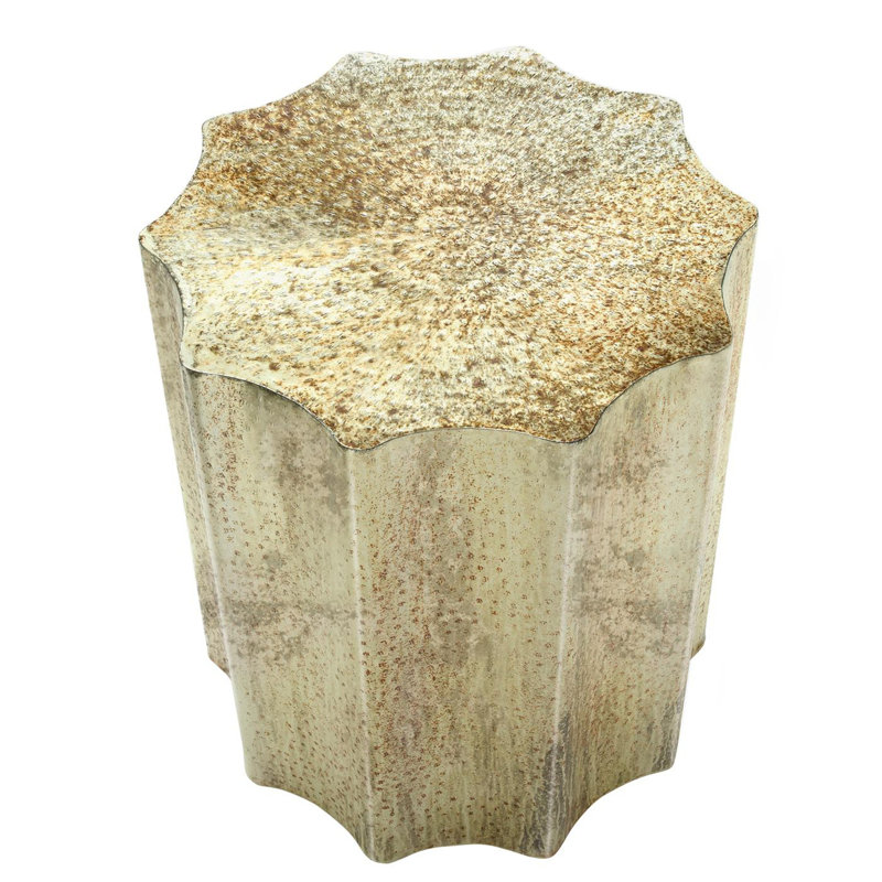 Accent Table, Rustic Gold, Rustic Gold