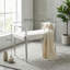 Banc en faux cuir Langston
