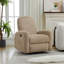 Haaniyah Boucle Fabric Swivel & Rocking Recliner-1535701557
