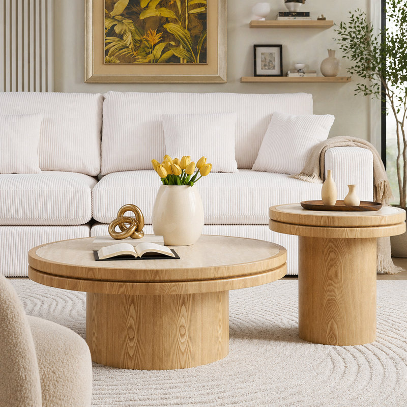 Table d'appoint 19,49 po, Natural