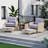 Apte 4 - Person Patio Conversation Sets with Cushions-319661686-358851208