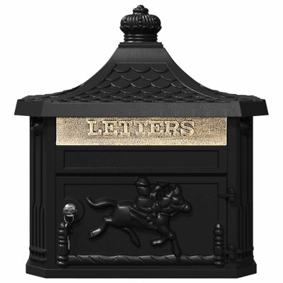 Cast Aluminum Wall Mounted Post Box