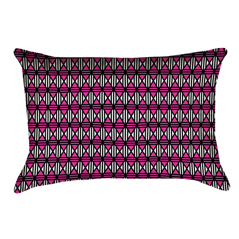 Coussin Katelyn Elizabeth, Polyester sergé, Rose