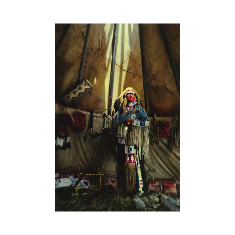 His Eminence by David Edward Kucera - Wrapped Canvas Painting, 20.32 cm H x 30.48 cm W