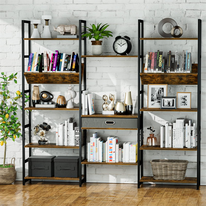 Bookcase, Black/Brown