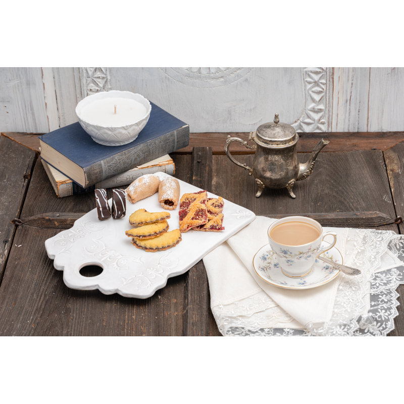 Hand Painted Ceramic Ceramic Cheese Board