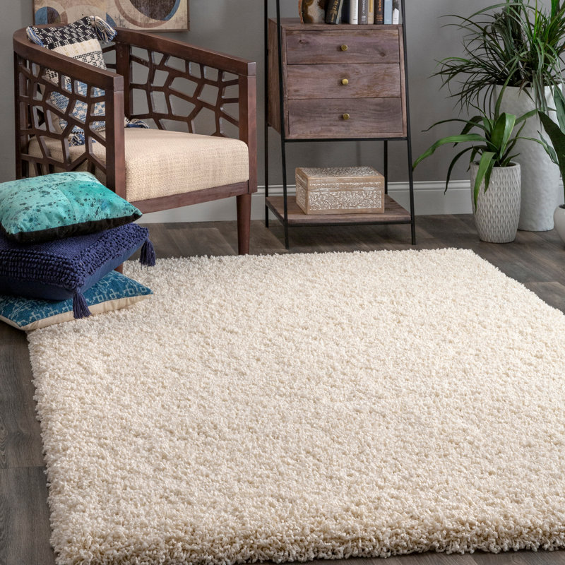 Tapis à poils longs Eliza, Ultramoelleux 2 po, Tapis de couloir 2 pi 8 po x 8 pi