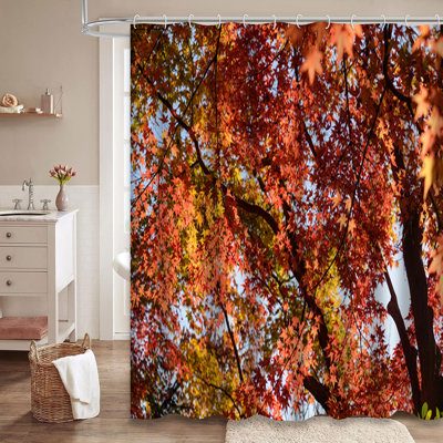 Magnifique rideau de douche avec 12 crochets