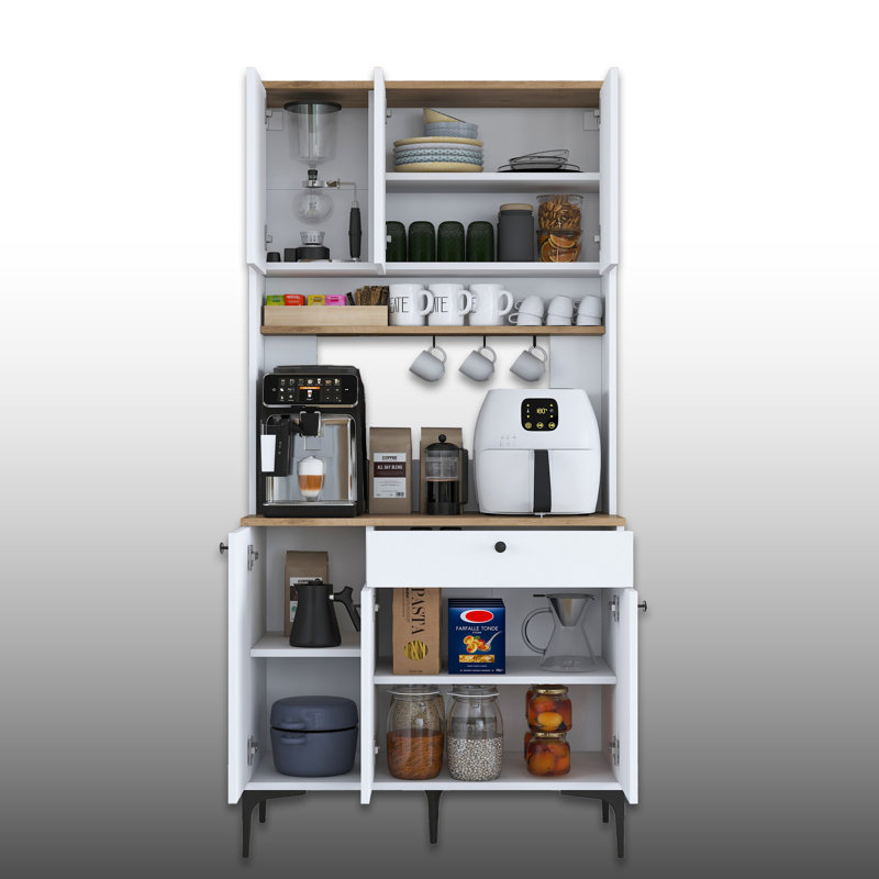 36'' Wide Kitchen Pantry For Kitchen Storage And Organizer