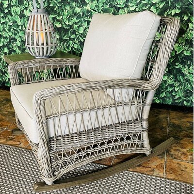 Wild Dunes Rocking Chair with Cushions -  Erwin & Sons, ESM3631RWD21ER
